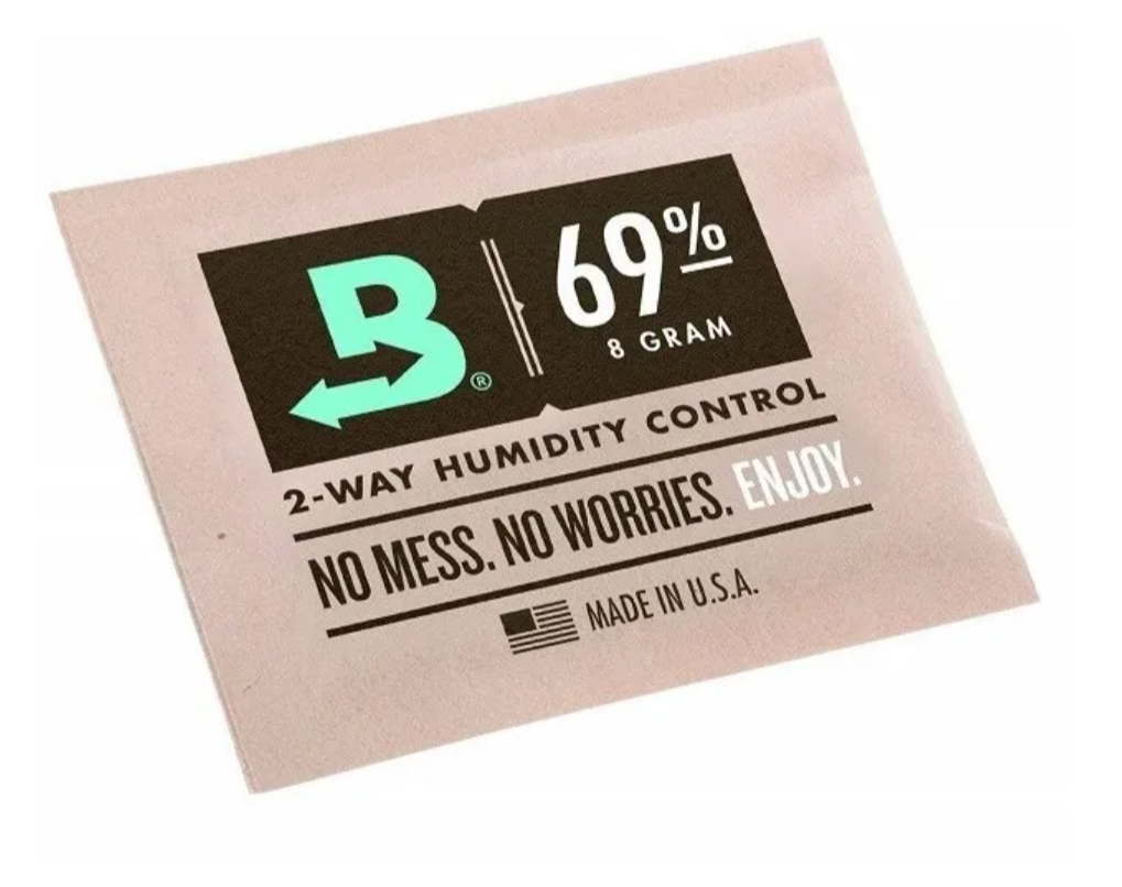 1 Bóveda Packs 69% 8gr Control Humedad 2 Vías