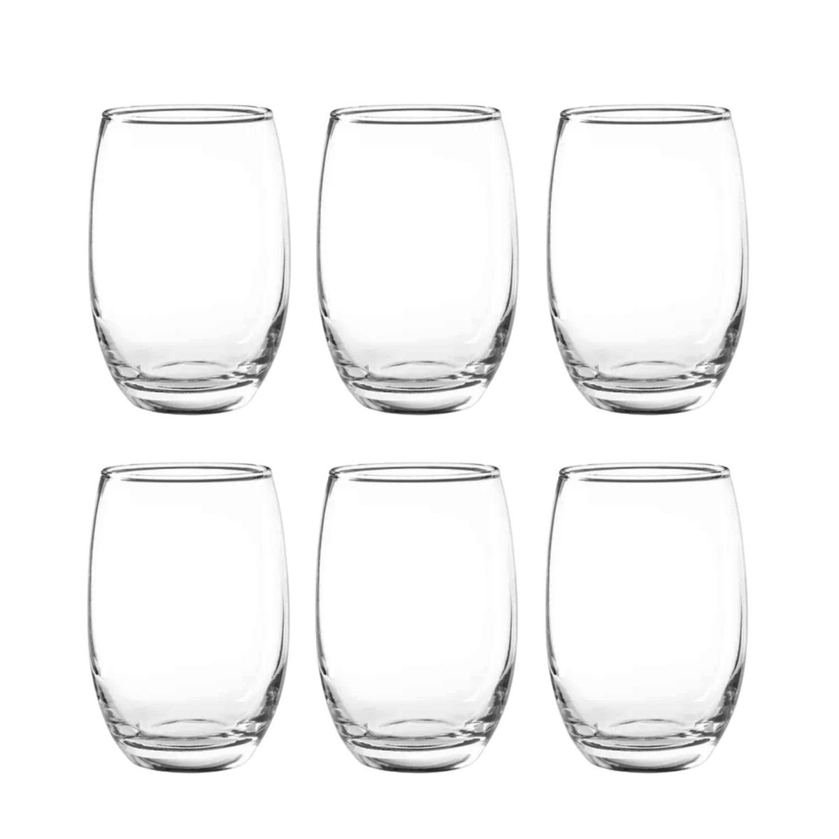 Set De 6 Vasos Bajos 460mL Mikonos