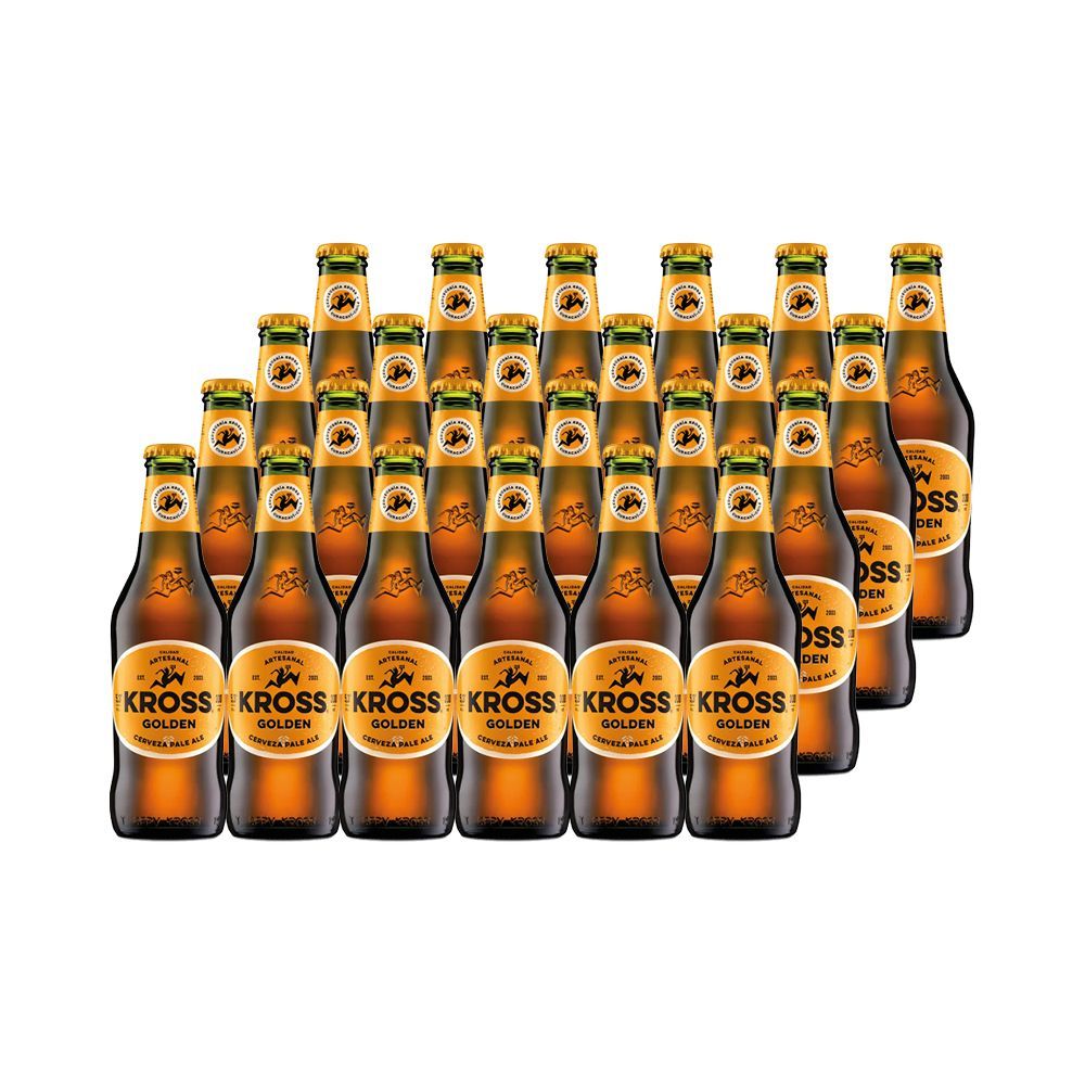 24x Cerveza Kross Golden Botellín 330cc