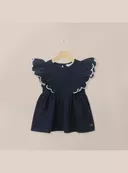 Vestido Azul Marino Infant Niña Opaline