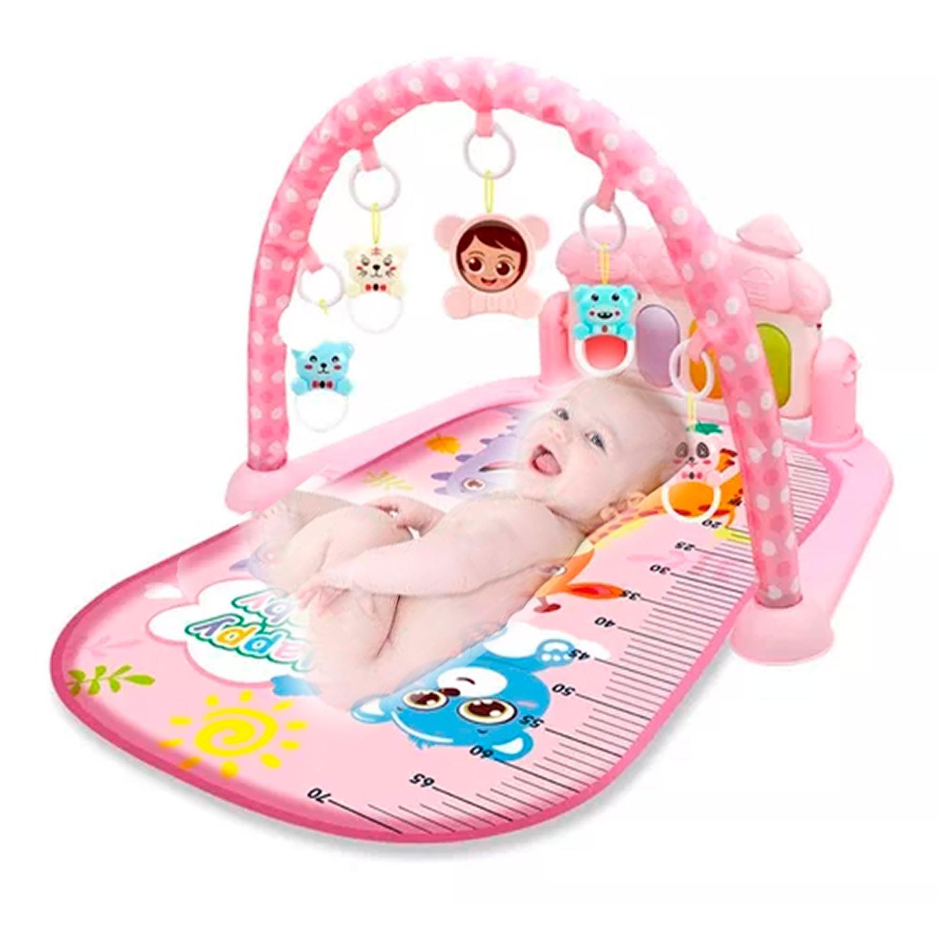 Alfombra Musical De Piano Para Bebés - 9 Teclas, 19 Canciones Y 10 Sonidos De Animales - 110x43 Cm - Antideslizante - Regalo Para Niños De 1 Año