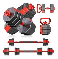Set Mancuernas Barra Rusa Ajustables 30 Kg 3 En 1