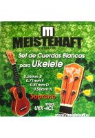 Set de Cuerdas para Ukelele Soprano Meistehaft UKK-4CL