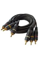 Cable 3 RCA de 3 mts Best America CA-520/10/OFC/BTR
