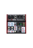 Mixer Analogo 4 canales USB K-Acoustic K-66