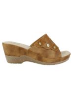 Sandalia New Walk Tachas Camel
