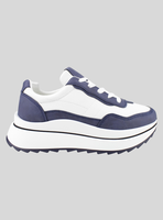 Zapatilla New Walk Chunky Bicolor Blanca