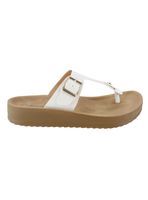 Sandalia New Walk Hebilla Blanca