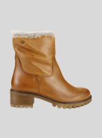 Botín Carmela Chiporro Cuero Camel