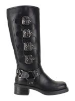 Bota Agua de Coco Biker Negra