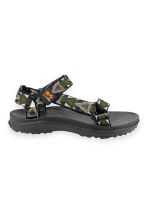 Sandalia New Walk Abierta Velcro Verde Olivo