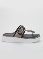 Sandalia New Walk Metal Plateado