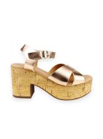 Sandalia Carmela Cintas Cuero Nude