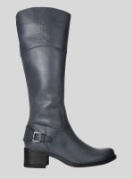 Bota Exs Broche Cuero Gris