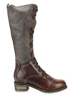 Bota Exs Militar Cuero Marrón