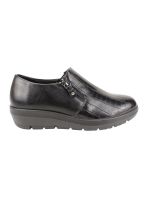 Zapato New Walk Reptil Confort Negro