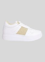 Zapatilla Kanna & Co Shine Plataforma Dorada