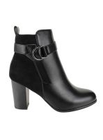 Botín New Walk Multi Texturas Negro