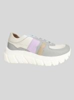 Zapatilla Exs Chunky Cuero Gris