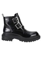 Botín Motoquero Negro