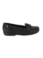 Mocasín New Walk Flecos Negro