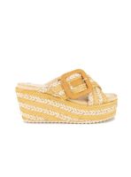 Sandalia Agua de Coco Damaris Mostaza