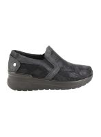 Zapato New Walk Slip On Reptil Negro