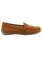 Mocasín New Walk Suede Confort Camel
