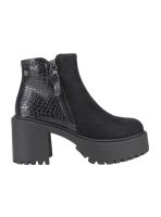 Botín Plataforma Reptil Negro