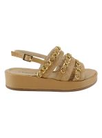 Sandalia Kanna & Co Plataforma Camel