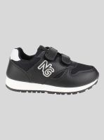 Zapatilla Nat Geo Kids Doble Velcro Negra
