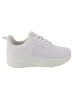 Zapatilla New Walk Mesh Plataforma Blanca