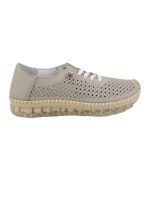 Zapatilla Exs Perforada Cuero Nude