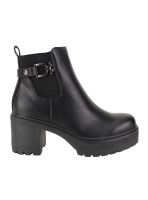 Botín Agua de Coco Plataforma Negro