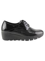 Zapato New Walk Serpiente Brillante Negro