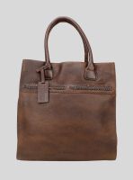 Cartera Pikolinos Cuero Trenzas Café