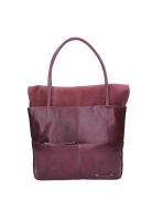 Cartera Tote 100% Cuero Sabina Burdeo Zappa