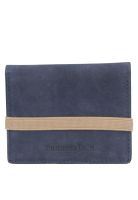 Billetera Tarjetero Cuero Hombre Azul Panama Jack