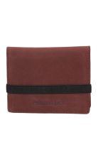 Billetera Tarjetero Cuero Hombre Burdeo Panama Jack