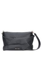 Cartera Bandolera cuero Negro Pollini