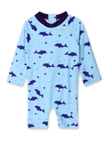 Traje de Baño Enterito Manga Larga Niño Jump Kids Delfines