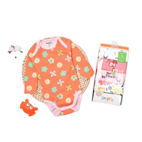 Pack 5 Bodys Niña Redkite Algodón Manga Larga Surtido