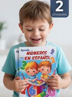 Pack 2 Libros De Aprendizaje Números En Español Educativo Diseño Surtido