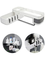 Organizador Esquinero Ajustable Multiuso para Baño y Cocina