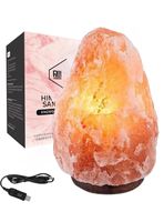 Lámpara De Sal Del Himalaya Piedra Colores Variados USB