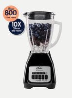 Licuadora Oster® de 2 velocidades más pulso y vaso de vidrio BLSTKAGBPB