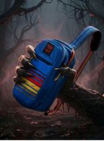 Soft Cooler Coleman Stranger Things™ 6 Latas Bolso Mochila Azul