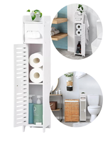 Organizador Baño Esquinero Con Puerta