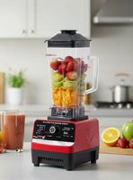 Licuadora Juguera Multifuncional Jarra de Plástico 2L 5500w de Potencia + Mango Triturador