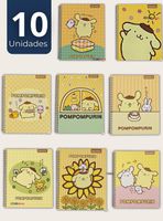 Pack 10 Cuadernos Universitarios Pompompurin de 100 Hojas 7mm Proarte Diseño Surtido